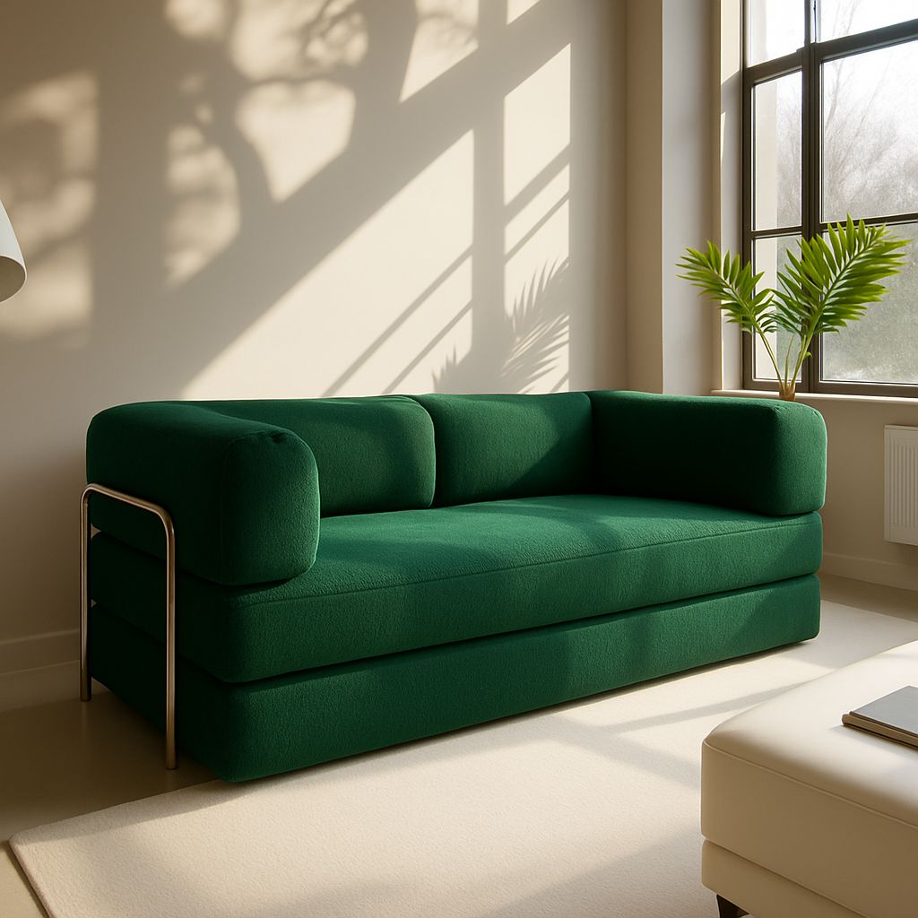 Sofá Cama Bloom - Cor Verde